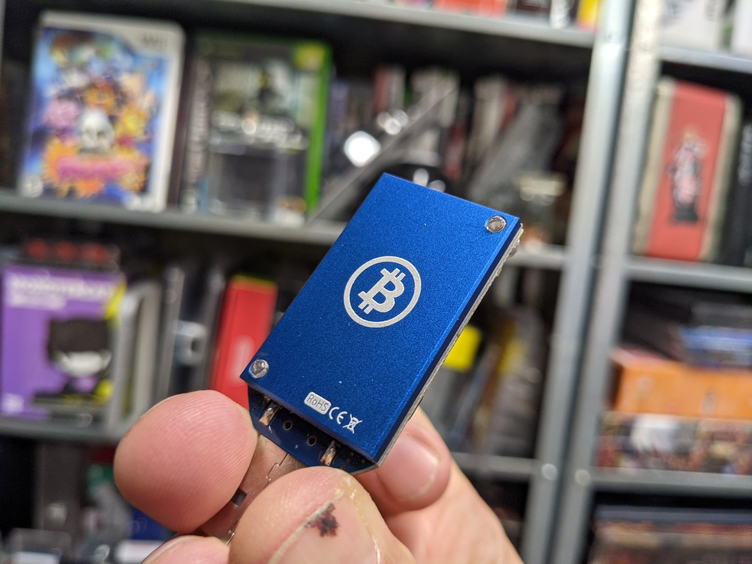 USB Bitcoin Miner, slightly used maybe